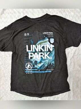 NWOT- Linkin Park From Zero Tour 2025 Grunge Wash Graphic Band T-Shirt